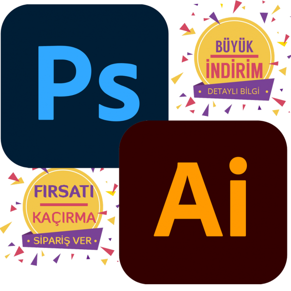 Adobe Photoshop ve Illustrator Lisans